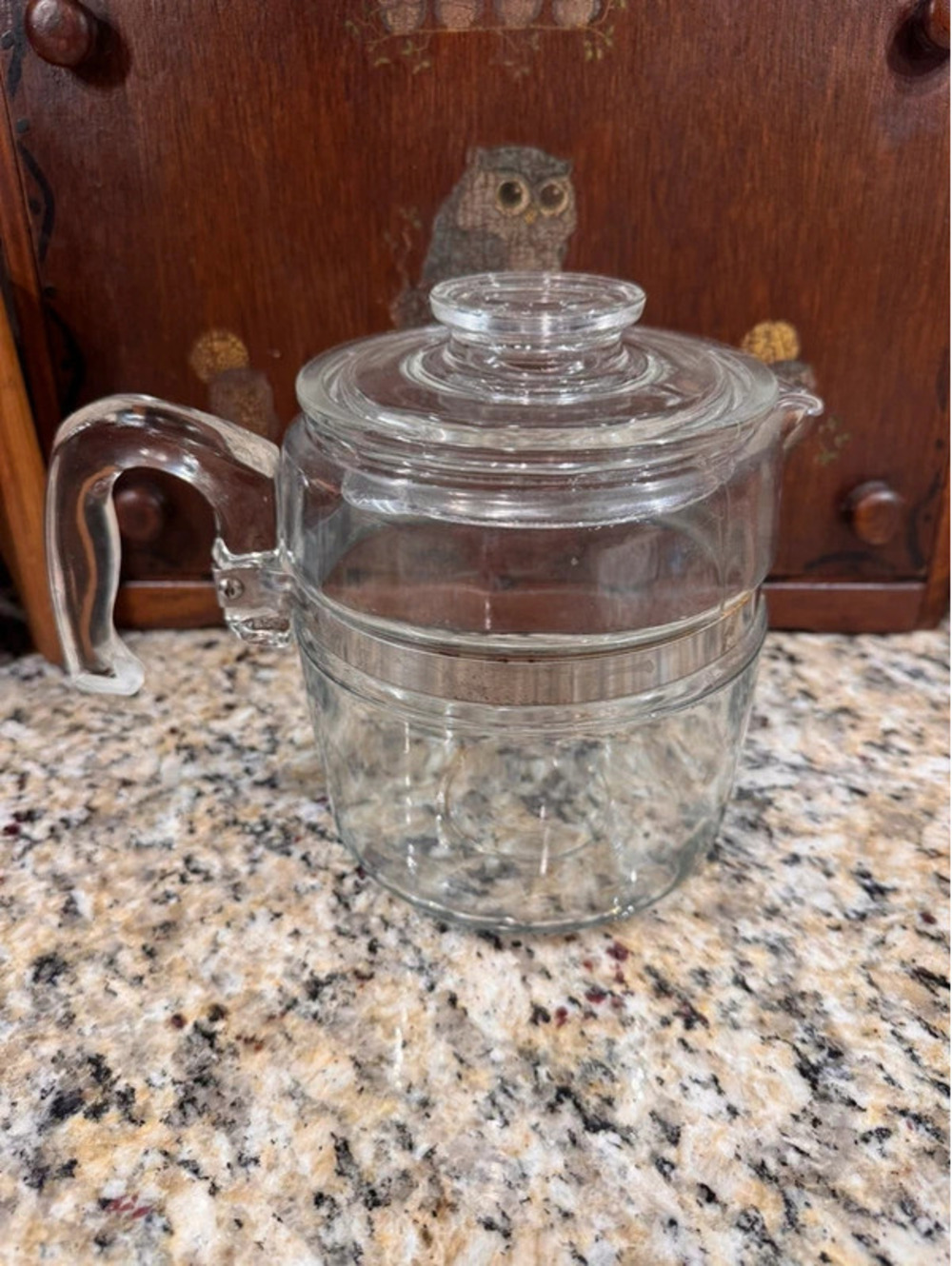 Vintage Pyrex Flameware 4-6 cup percolator